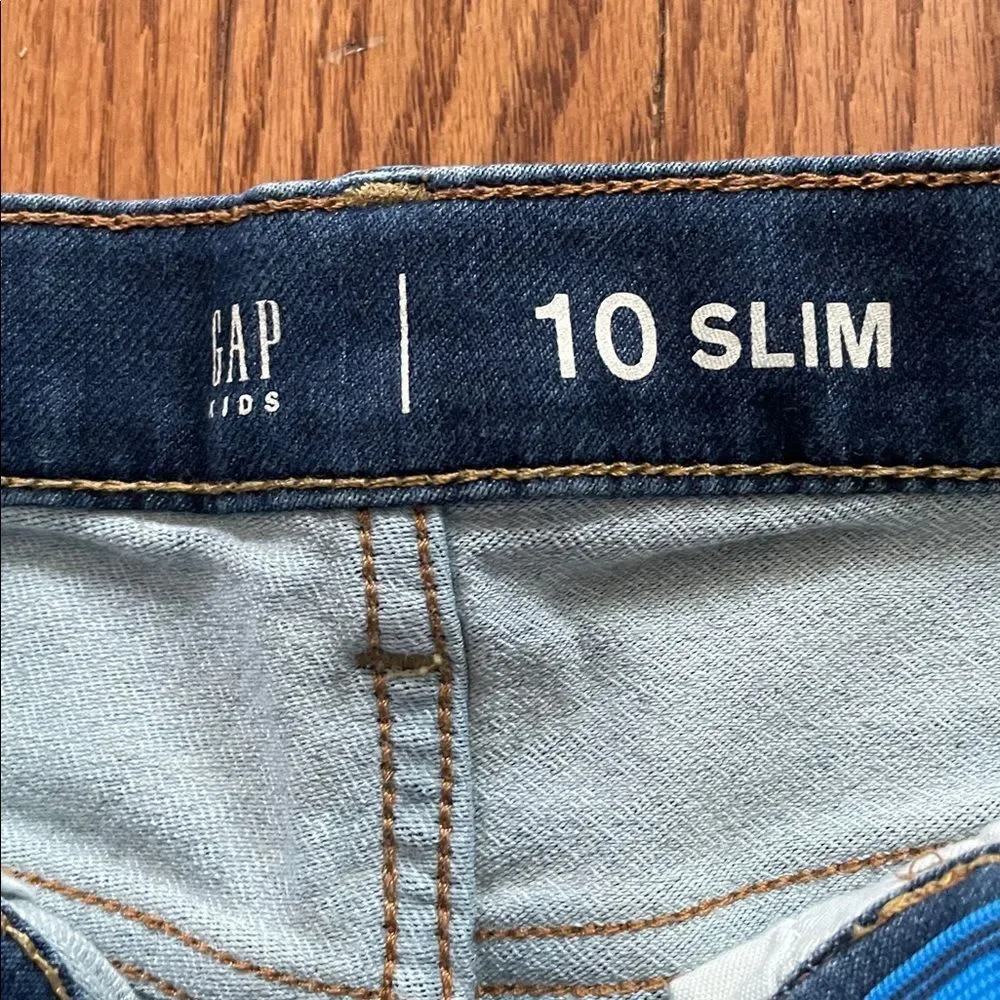 GAP Straight Leg Jeans Medium Wash Boy’s Sz 10 Slim